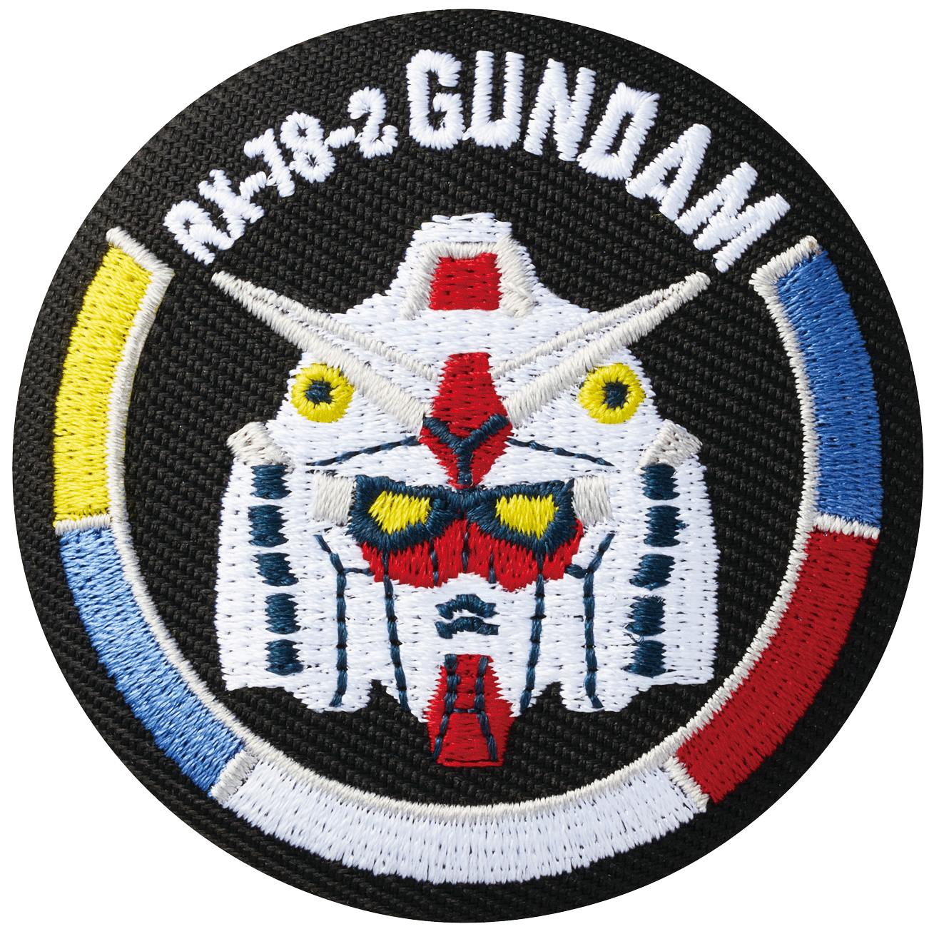 ガンダムの刺繍缶バッジ